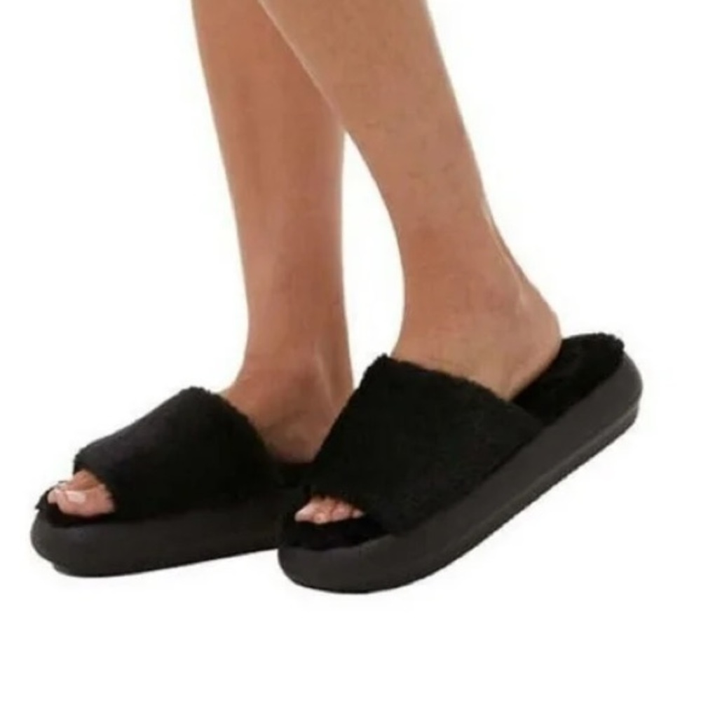 NEW! 32 Degrees Women's Plush Cushion Slide | Slip-On - Size Large (9-10)